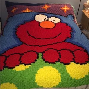 Crocheted Queen size blanket